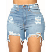 Load image into Gallery viewer, Mid Waists Tassel Plus size Short