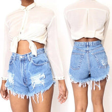 Load image into Gallery viewer, Slim Fit Denim Short