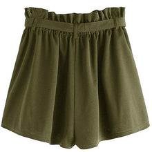Load image into Gallery viewer, Casual Elastic Mid Waist Short