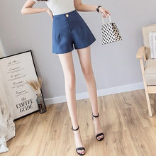 Load image into Gallery viewer, suit wide leg women short