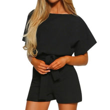 Load image into Gallery viewer, Fashion Playsuit O-Neck Short