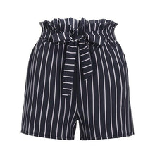 Load image into Gallery viewer, Stripe Printing High Waist Bandage Short
