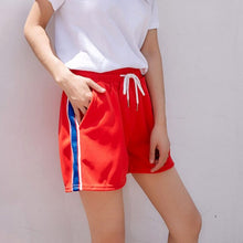 Load image into Gallery viewer, Striped Side Drawstring Short