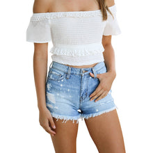 Load image into Gallery viewer, Casual Tassel hole short
